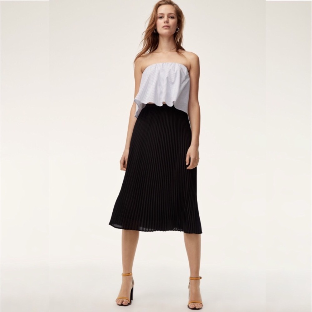 Aritzia Babaton 'Jude' pleat skirt XS